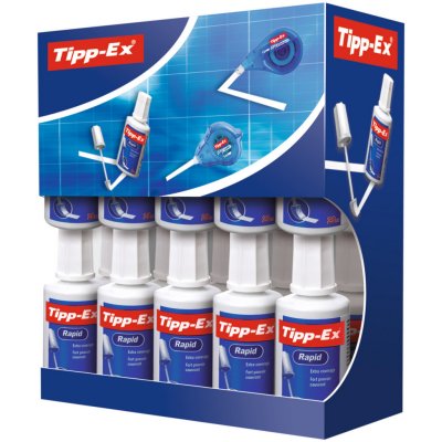 TIPP EX Tipp-Ex Flacon Correcteur TIPPEX EX Rapid (Pack de 15 + 5 GRATUITS)