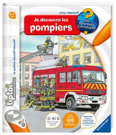 RAVENSBURGER TIPTOI Je d&eacute;couvre les pompiers