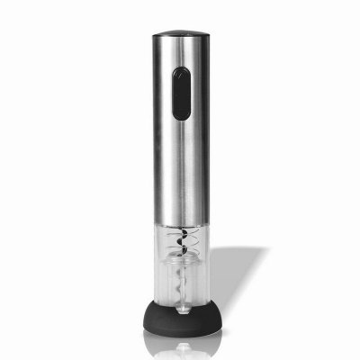 HAEGER Tire-bouchon &eacute;lectrique LUCCA - rechargeable, acier inoxydable