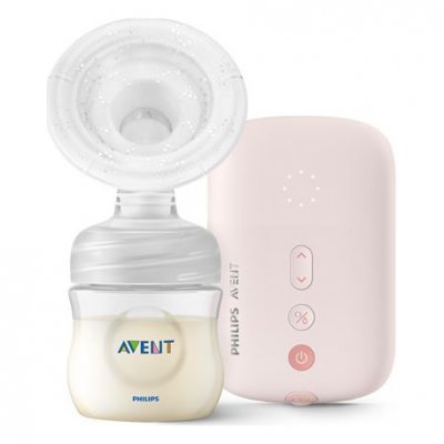 PHILIPS Tire-lait &eacute;lectrique  AVENT Natural SCF395 rose