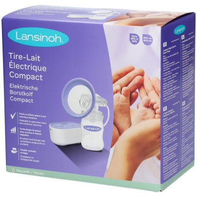 LANSINOH Tire-lait &eacute;lectrique simple Compact  blanc