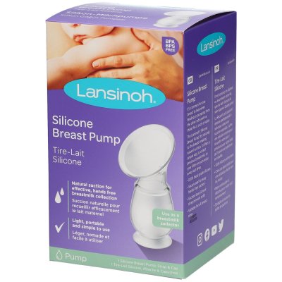 LANSINOH Tire-lait manuel en silicone 