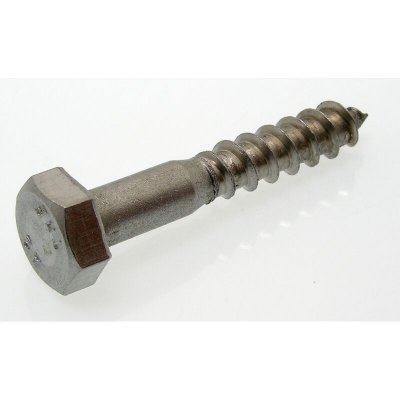 ACTON Tirefonds bois inox A2 - filetage partiel - 8x60 - 100 pi&egrave;ces 