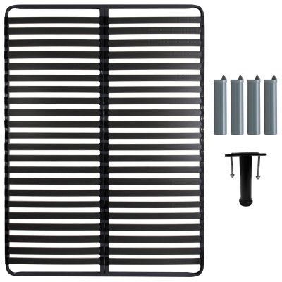 ALTOBUY TITANIUM 22 - Pack Sommier 2x22 Lattes 140x190cm + 5 Pieds - 