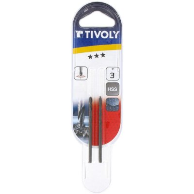 TIVOLY  11436720300 Foret m&eacute;taux TX &Oslash; 3,0 mm blister de 2