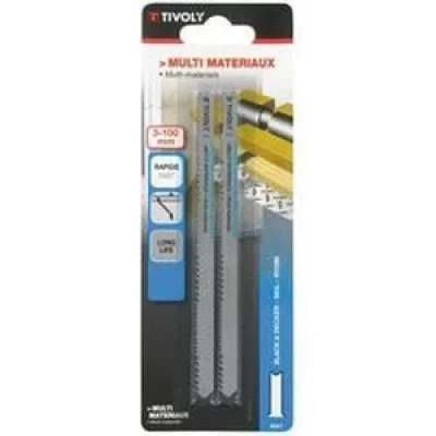 TIVOLY  - Lame scie sauteuse multimat&eacute;riaux - Black&Decker