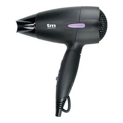 TM ELECTRON  Tmhd110 Travel Hair Dryer 1500w Argent&eacute;