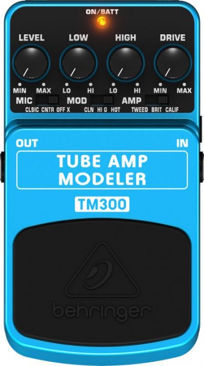 BEHRINGER TM300 TUBE AMP MODELER Effets Guitare Electrique