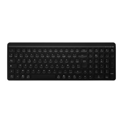 TNB  Clavier sans fil rechargeable AZERTY Silent Pro - Connexion Bluetooth et USB-A - Noir