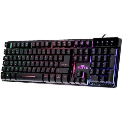 ELYTE TNB  KY-100 - Clavier GAMER semi-m&eacute;canique rainbow - noir