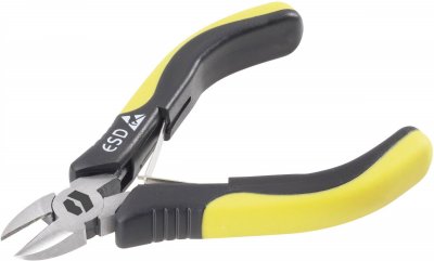 TOOLCRAFT TO-6763704 antistatique (ESD) Pince coupante diagonale avec facette 110 mm
