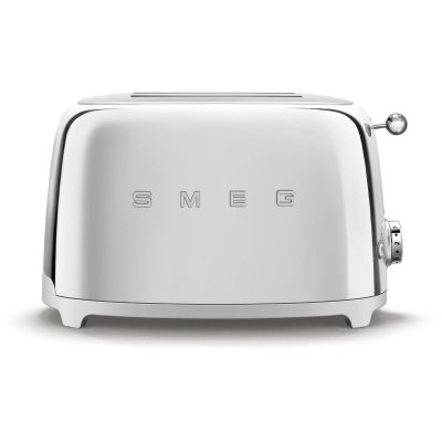 SMEG Toaster 2 fentes extra larges chrom&eacute; Ann&eacute;es 50 - 