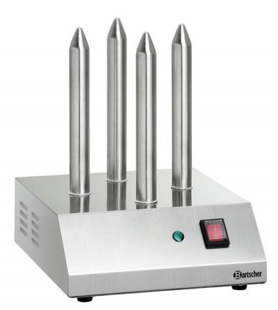 BARTSCHER Toaster &agrave; pain Hot-Dog T4, avec 4 barres &agrave; toaster