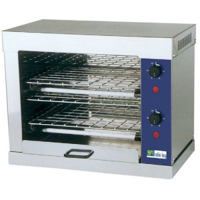  Toaster Professionnel 1 &agrave; 2 Niveaux - - - 3 kW 440x240x250mm