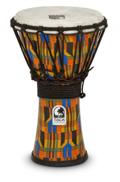 TOCA  SFDJ-9K Freestyle Djemb&eacute; accordage &agrave; corde9'' Kente Cloth