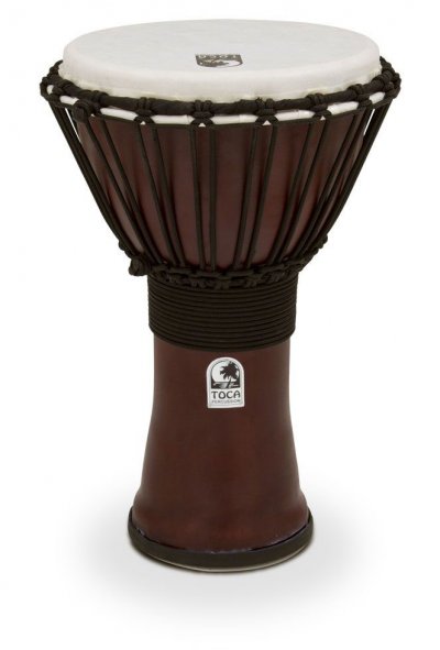 TOCA  TF2DJ-12R Freestyle II Djemb&eacute; accordage &agrave; corde 12"" Rouge Fonc&eacute;