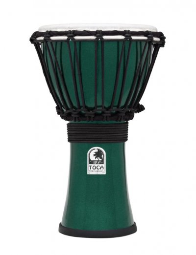 TOCA  Tfcdj-7mg Freestyle Colorsound Djemb&eacute; 7'' Vert M&eacute;tallis&eacute;