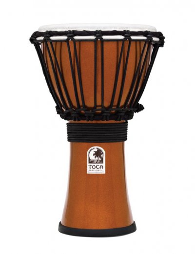TOCA  Tfcdj-7mo Freestyle Colorsound Djemb&eacute; M&eacute;tallique Orange 7 Pouces
