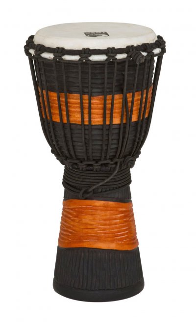TOCA  Tssdj-Lb Large Street Series Djembe Black Stain 12 Pouces