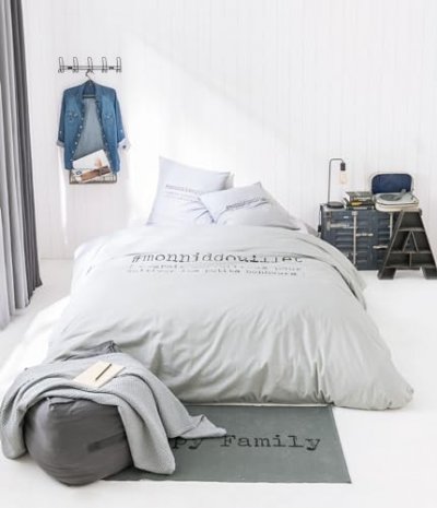 TODAY  103031 Parure de Couette, Gris, 240x220