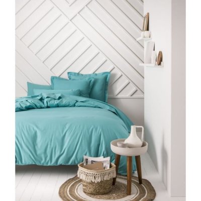 TODAY  housse de couette 100% coton - 240x260 cm - vert diabolo menthe