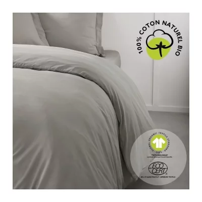 TODAY  - Housse de couette 100% coton bio organic - beige dune 240X220