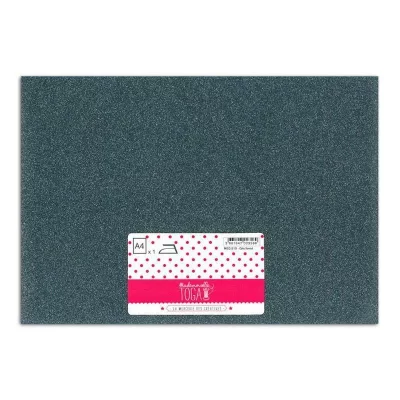 TOGA  MEG810 Briller Thermocollant Tissu Gris Fonc&eacute; 21 x 30 x 0,1 cm