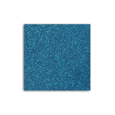 TOGA  MEG821 Tissu Paillet&eacute; Thermocollant Flex Bleu 21x30.5x0.1 cm