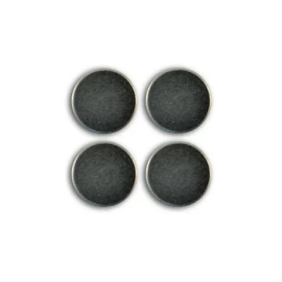 MAHE Toga QC35 Aimants Rond Extra Forts M&eacute;tal Gris 9,5 x 8,5 x 0,5 cm