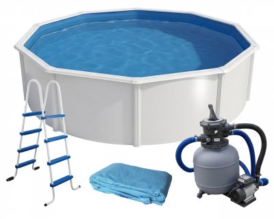 TOI  - Kit piscine hors-sol acier canarias circular ronde 3.50m x 1.20m