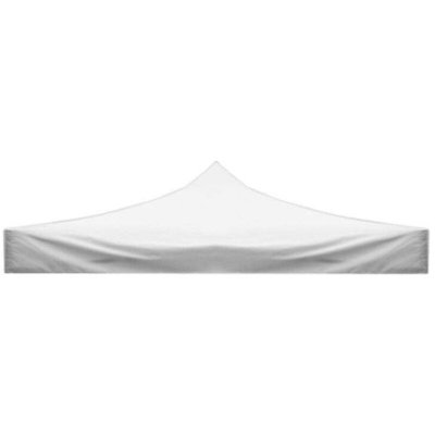EVERGREEN Toile de toit blanche 2x2 imperm&eacute;able pour tonnelle pliante