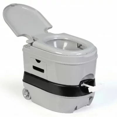 ELECTRO ACTIVA Toilette Portable Roulettes WC Chimique 24L Camper, Camping, Auto Caravane WC1196G Briebe