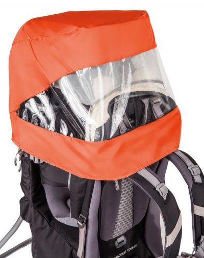VAUDE Toit pare-soleil et parapluie pour porte-b&eacute;b&eacute; Shuttle  Orange