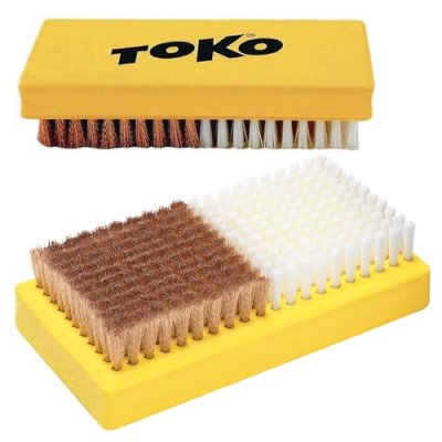 TOKO  Base Brush Combi Nylon/copper Jaune
