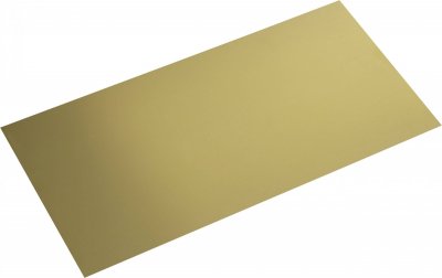REELY T&ocirc;le  236176 laiton (L x l) 400 mm x 200 mm 1 pc(s)