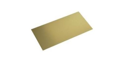 REELY T&ocirc;le  236178 laiton (L x l) 400 mm x 200 mm 1 pc(s)