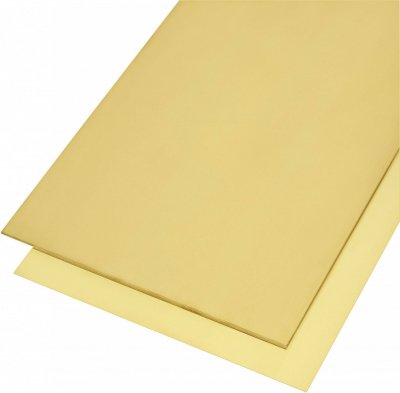 REELY T&ocirc;le  293105 laiton (L x l) 400 mm x 200 mm 1 pc(s)