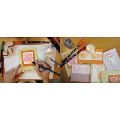 TOMBOW  Boite de 18 feutres ABT - Couleurs pastelles