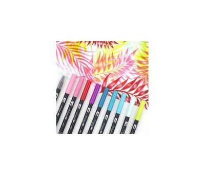 TOMBOW  Feutre double pointe ABT DUAL BRUSH PEN, tons gris