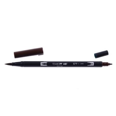 TOMBOW  feutre dual brush pen abt, marron (879) abt-879