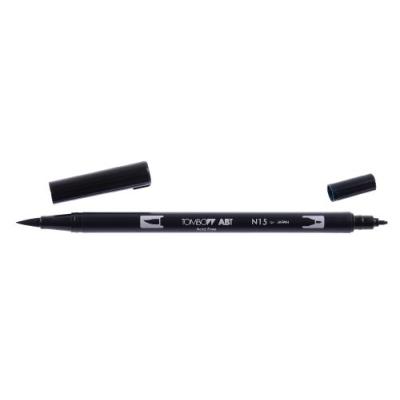 TOMBOW  feutre dual brush pen abt, noir black (n15) abt-n15