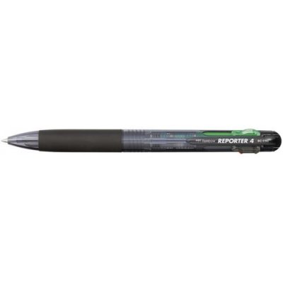 TOMBOW  Stylo &agrave; bille Reporter4, transparent - Lot de 3