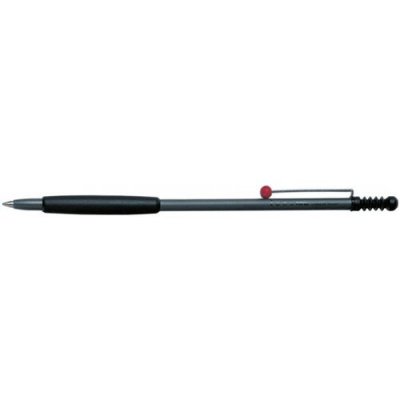TOMBOW  Stylo &Agrave; Bille R&eacute;tractable Zoom 707, Gris/Noir/Rouge
