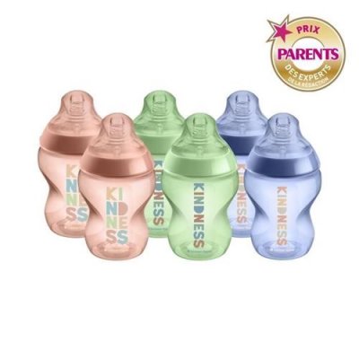 TOMMEE TIPPEE  6x 260ml Kind Feeding Bottle Multicolore
