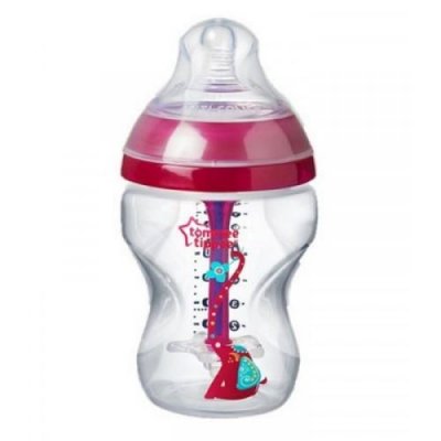 TOMMEE TIPPEE  Biberon Anti-Colique Avanc&eacute; D&eacute;cor&eacute; Fille 260ml