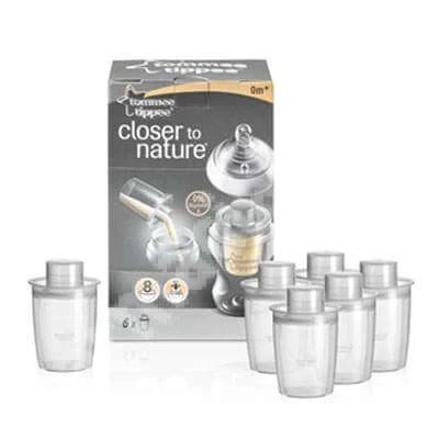 TOMMEE TIPPEE  Distributeurs de poudre de lait en poudre 6 unit&eacute;s