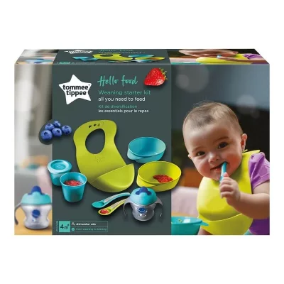 TOMMEE TIPPEE Kit de diversification alimentaire pour b&eacute;b&eacute;, 4+ Mois