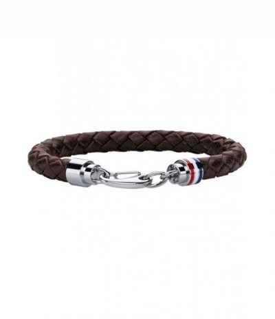 TOMMY HILFIGER  Jewelry Bracelet pour Homme en Cuir Marron - 2700530