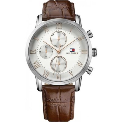 SUPER MERCHANT Tommy Hilfiger Montre Homme 1791400 Argent, Blanc