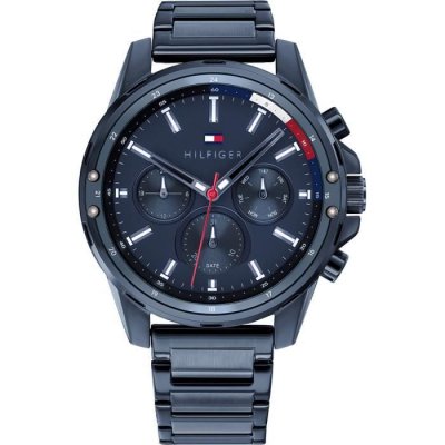 TOMMY HILFIGER -Montre Multi-Cadrans pour Hommes &agrave; movement Quartz en Acier inoxydable - 1791789